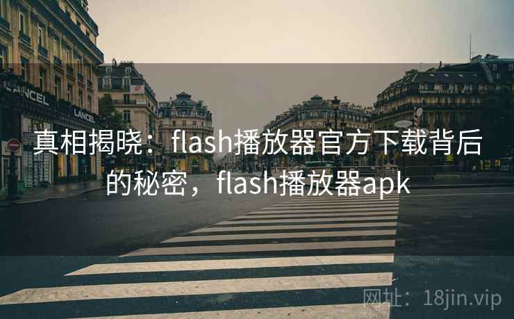真相揭晓：flash播放器官方下载背后的秘密，flash播放器apk